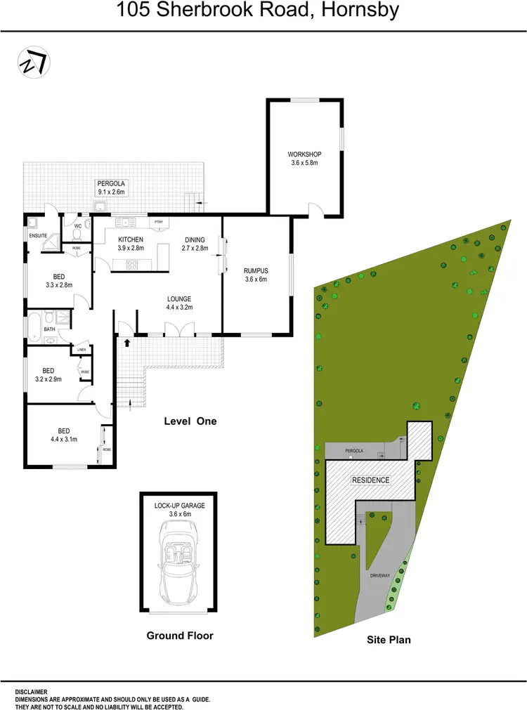 Floorplan of Homely house listing, 105 Sherbrook Road, Asquith NSW 2077