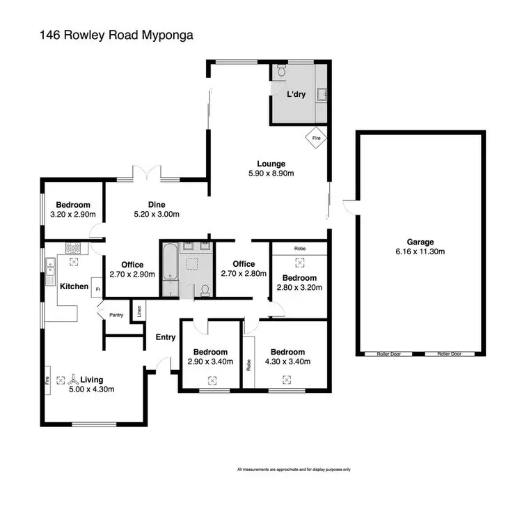 Floorplan of Homely rural property listing, 146 Rowley Rd, Myponga SA 5202