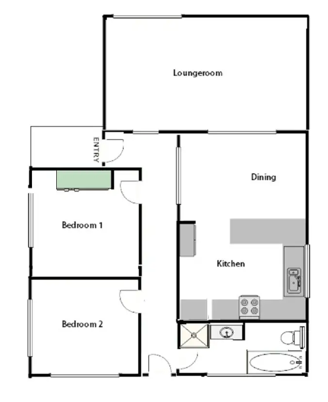 Floorplan of Homely house listing, 110 Olive Ave, Mildura VIC 3500
