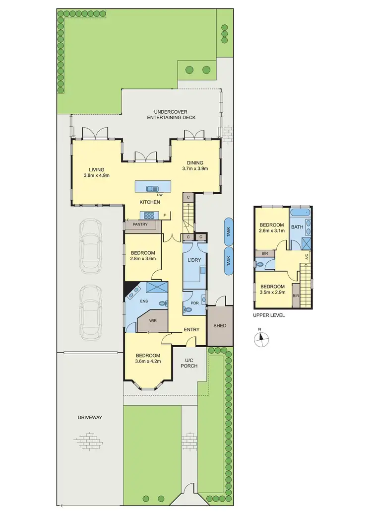 Floorplan of Homely house listing, 12 Farm Street, Newport VIC 3015