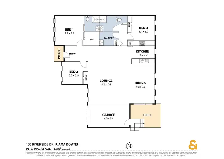 Floorplan of Homely house listing, 100 Riverside Drive, Kiama Downs NSW 2533