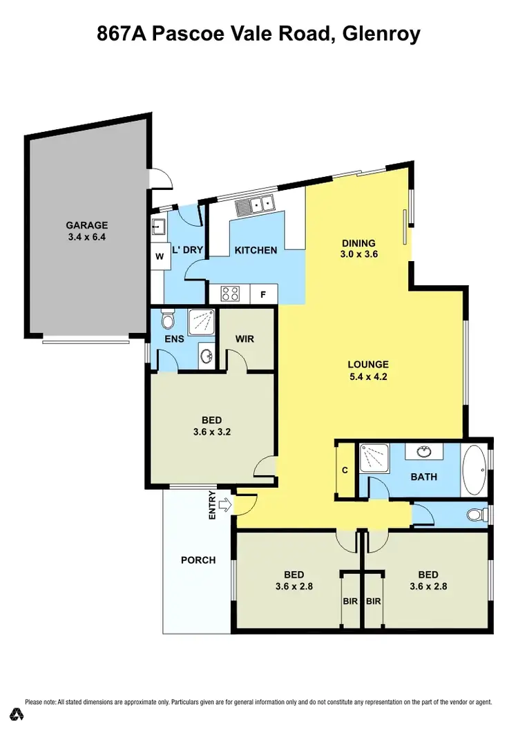 Floorplan of Homely house listing, 867A Pascoe Vale Road, Glenroy VIC 3046