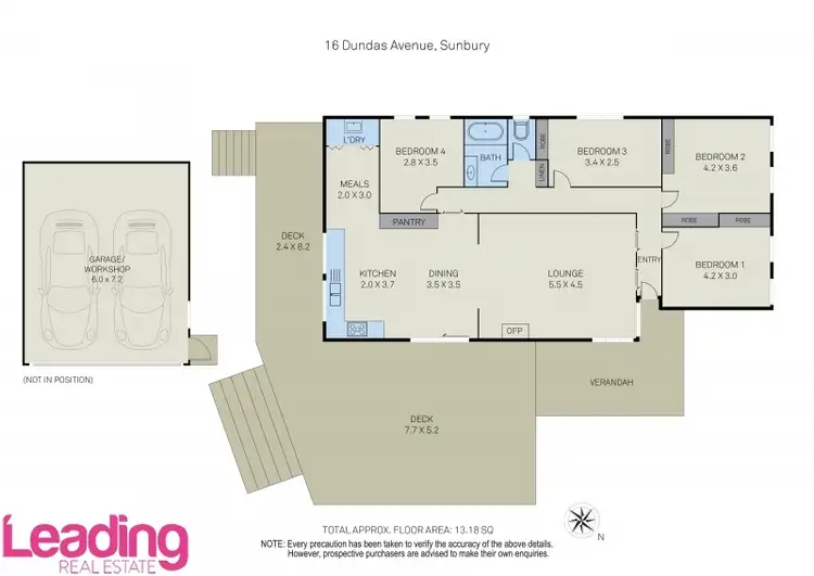 Floorplan of Homely house listing, 16 Dundas Avenue, Sunbury VIC 3429