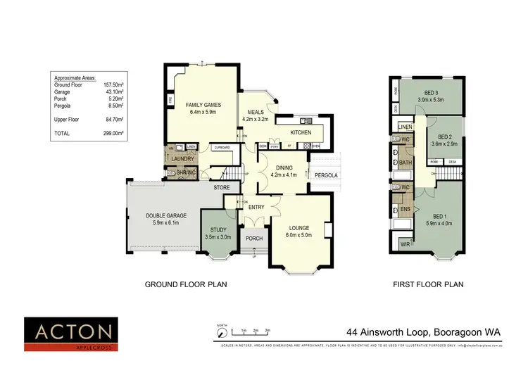 Floorplan of Homely house listing, 44 Ainsworth Loop, Booragoon WA 6154