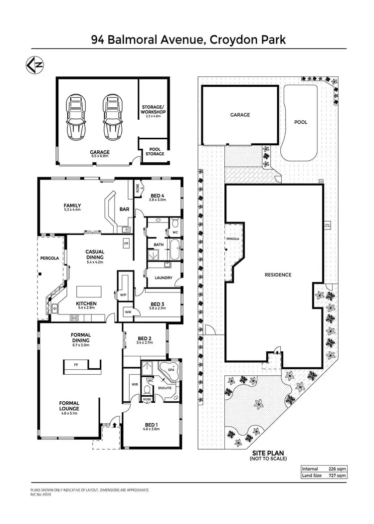 Floorplan of Homely house listing, 94 Balmoral Avenue, Croydon Park NSW 2133