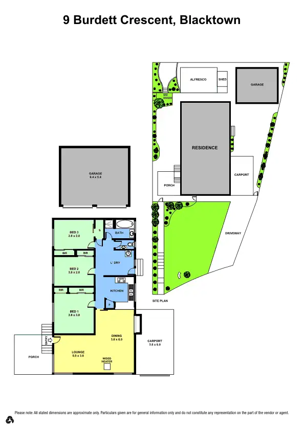 Floorplan of Homely house listing, 9 Burdett Crescent, Blacktown NSW 2148