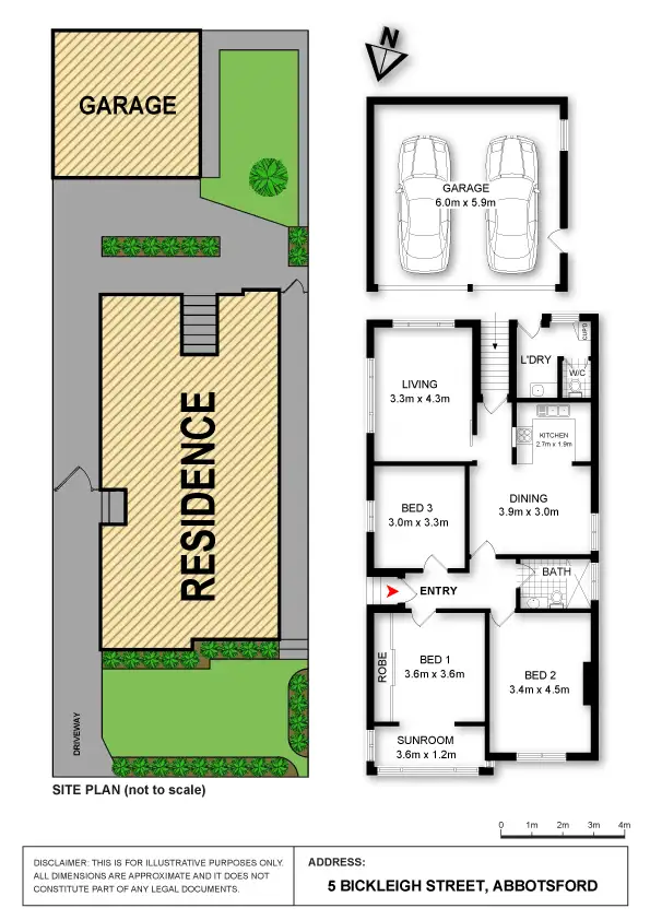 Floorplan of Homely house listing, 5 Bickleigh Street, Abbotsford NSW 2046