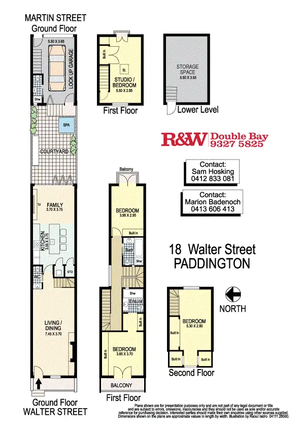Floorplan of Homely house listing, 18 Walter Street, Paddington NSW 2021