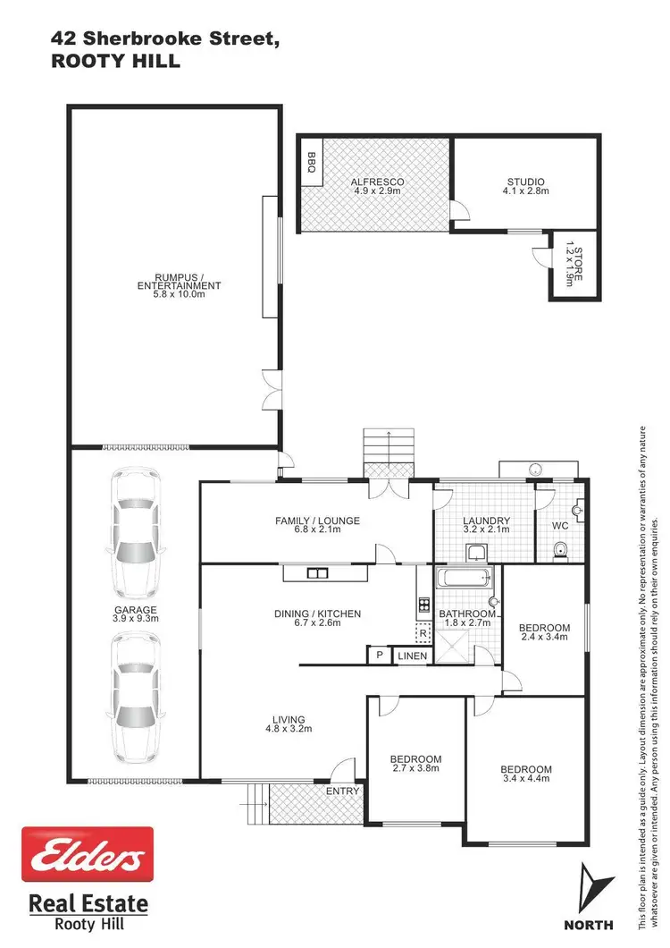 Floorplan of Homely house listing, 42 Sherbrooke Street, Rooty Hill NSW 2766