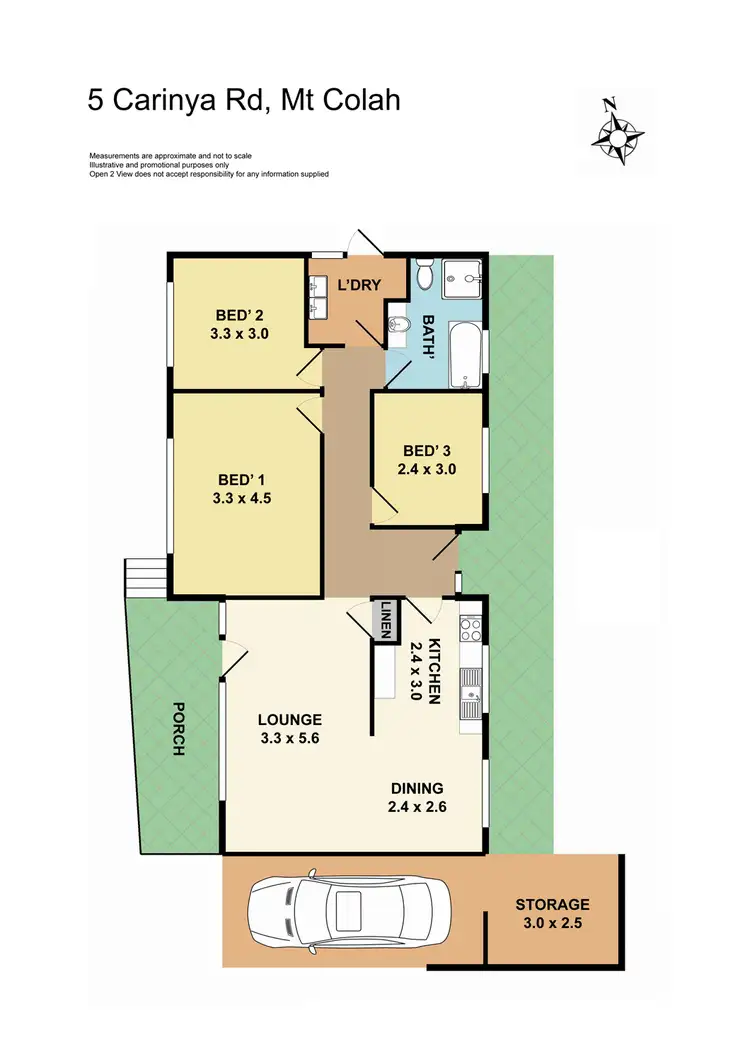 Floorplan of Homely house listing, 5 Carinya Road, Mount Colah NSW 2079