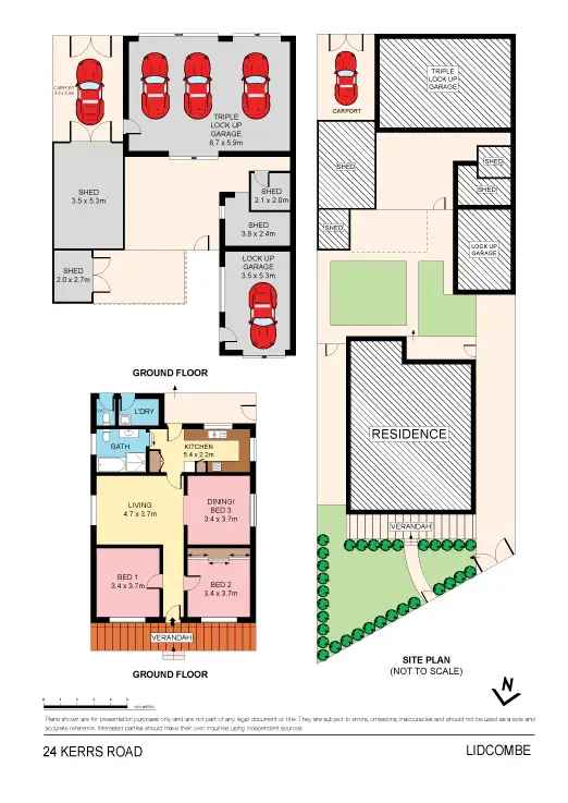 Floorplan of Homely house listing, 24 Kerrs Road, Lidcombe NSW 2141