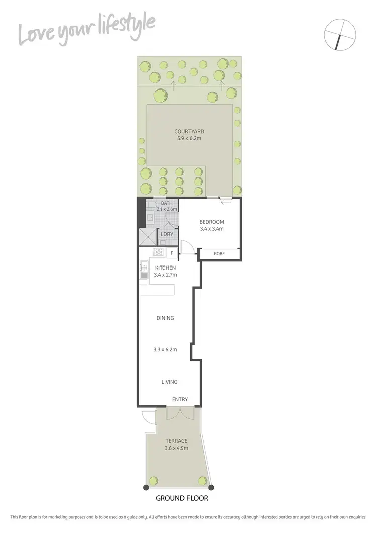 Floorplan of Homely apartment listing, 13/20 Fitzgerald Street, Newtown NSW 2042