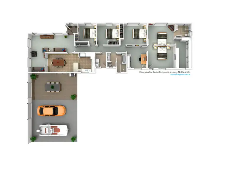 Floorplan of Homely house listing, 86 Undurra Drive, Glenfield Park NSW 2650