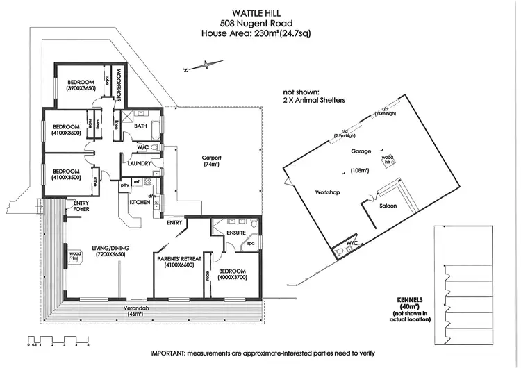 Floorplan of Homely house listing, 508 Nugent Road, Wattle Hill TAS 7172