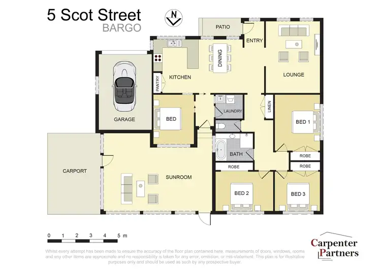 Floorplan of Homely house listing, 5 Scot Street, Bargo NSW 2574