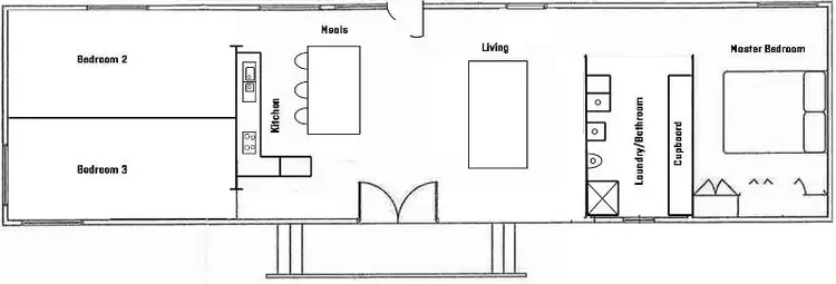 Floorplan of Homely house listing, 230A Crows Nest Road, Port Elliot SA 5212