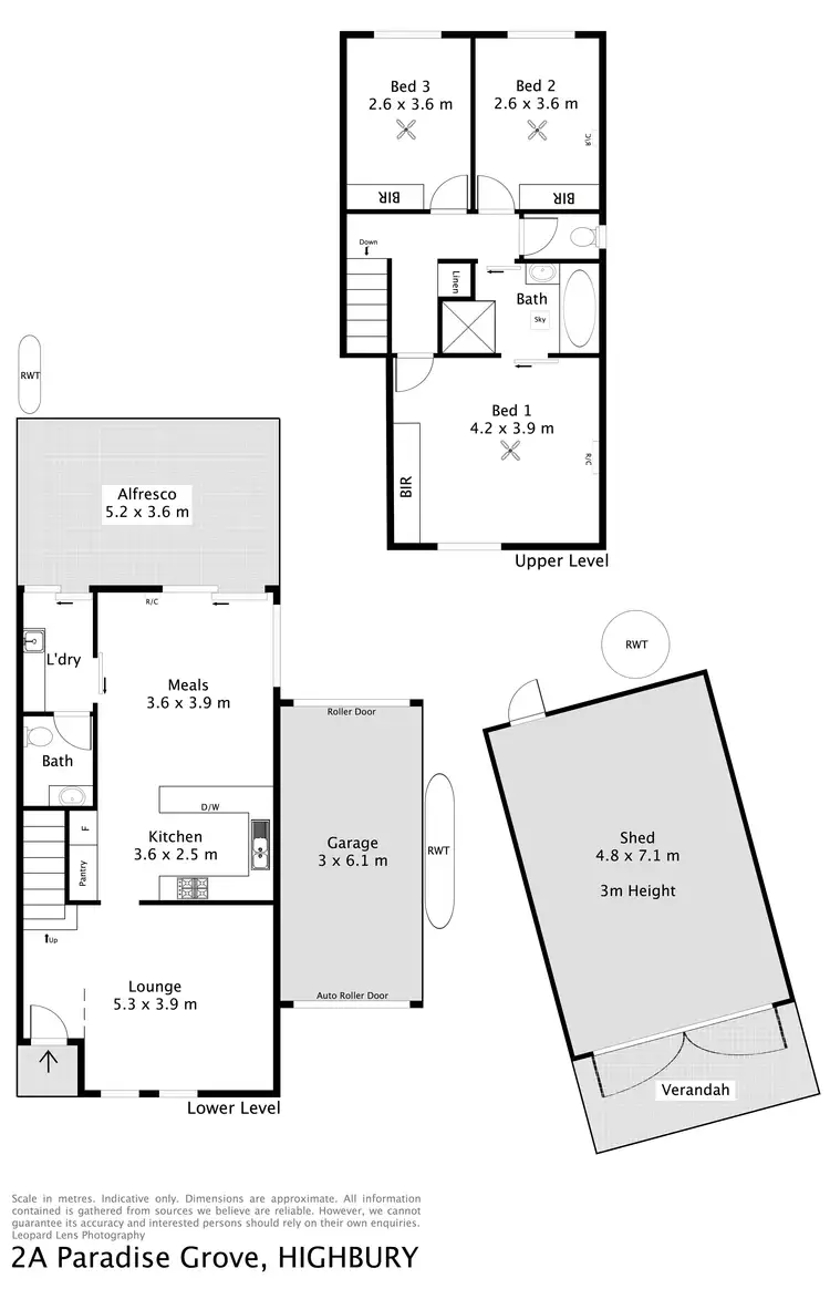Floorplan of Homely house listing, 2A Paradise Grove, Highbury SA 5089