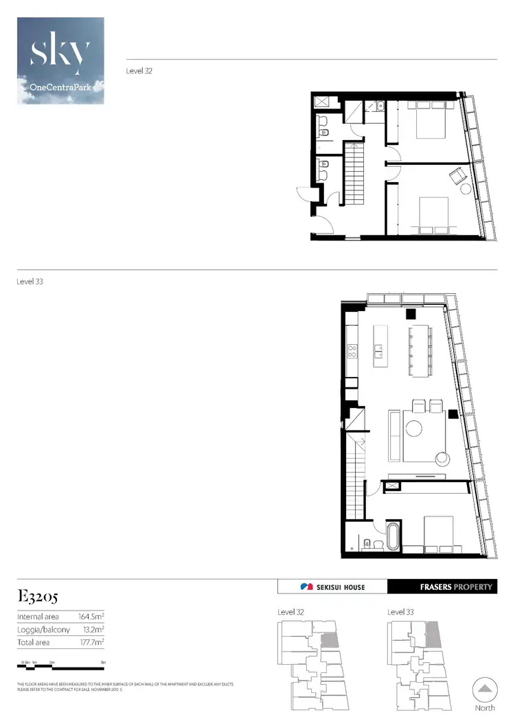 Floorplan of Homely apartment listing, E3205/1 Carlton Street, Chippendale NSW 2008