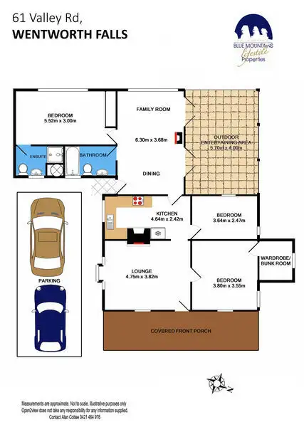 Floorplan of Homely house listing, 61 Valley Road, Wentworth Falls NSW 2782