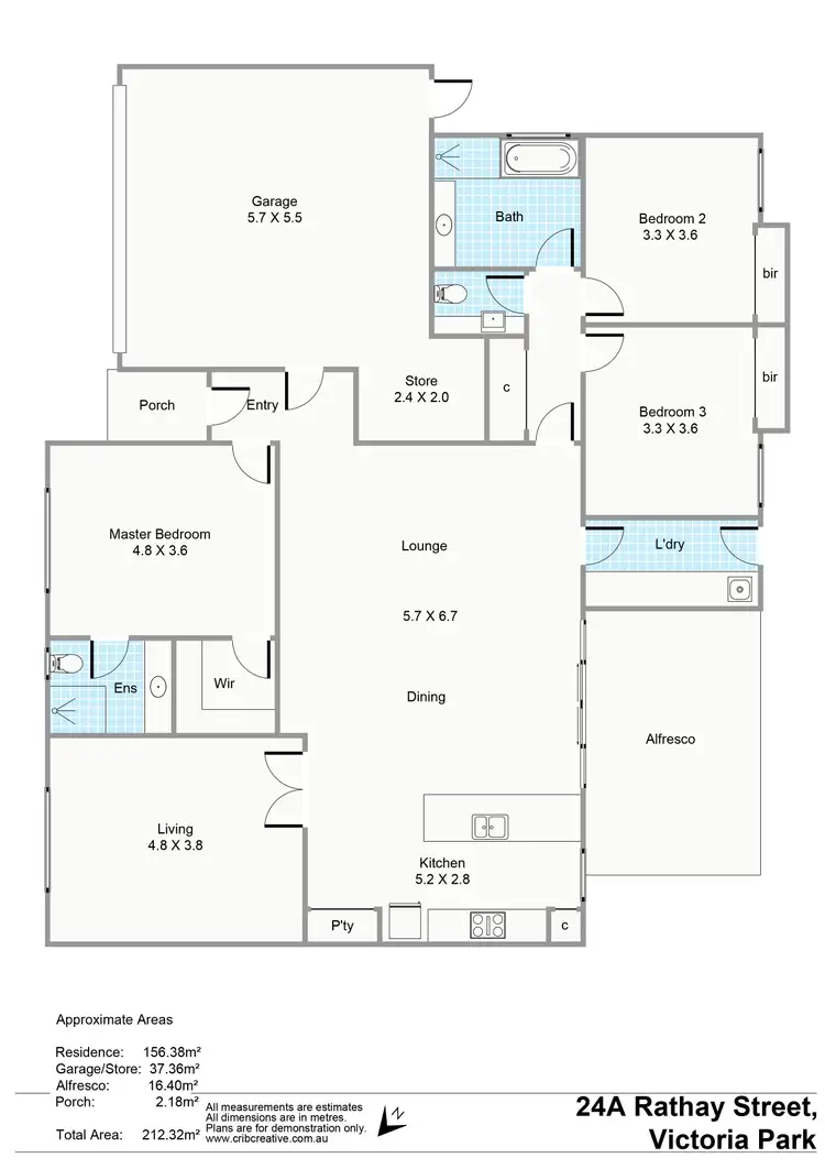 Floorplan of Homely house listing, 24A Rathay Street, Victoria Park WA 6100