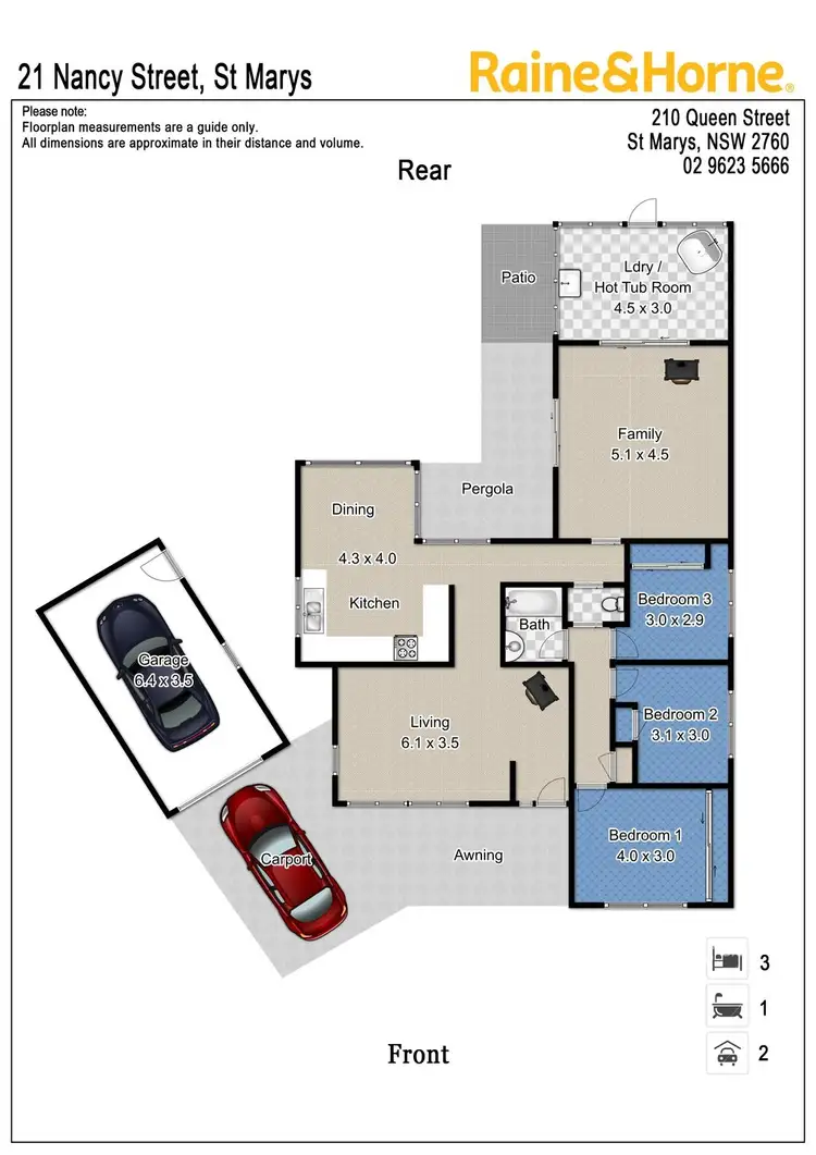 Floorplan of Homely house listing, 21 Nancy Street, St Marys NSW 2760