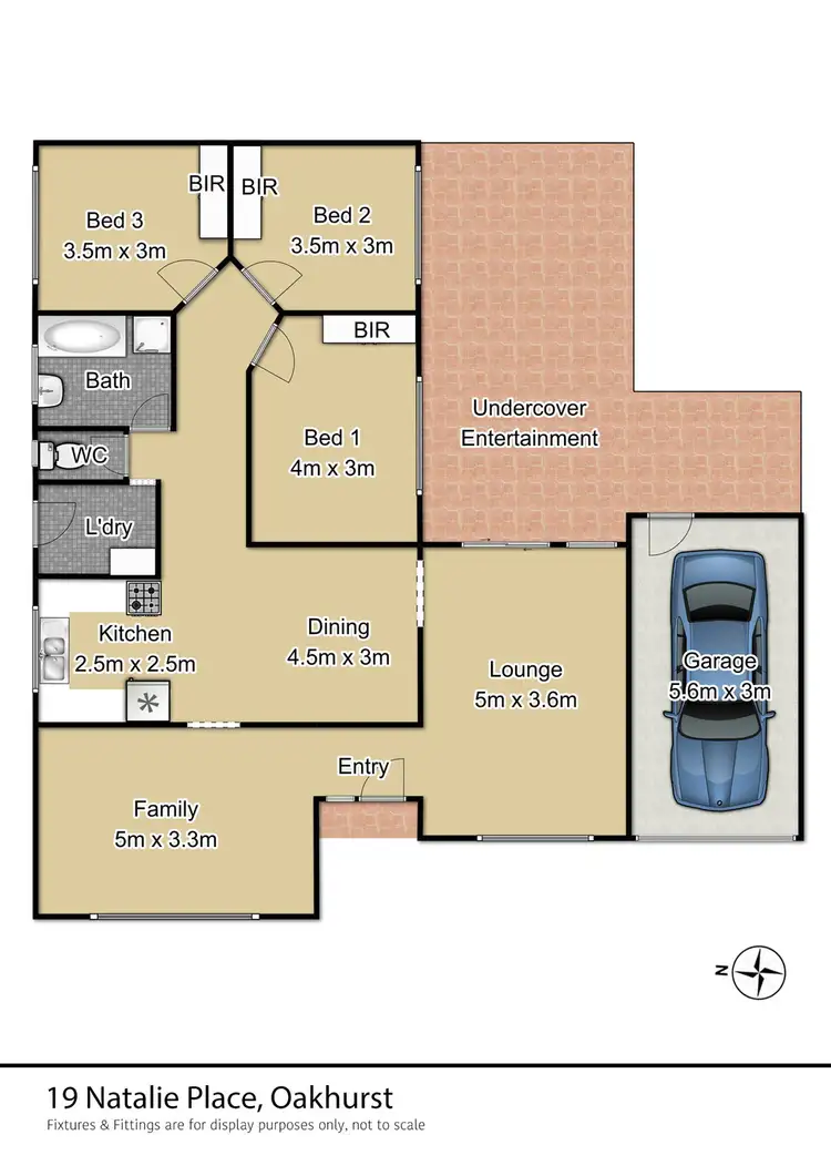 Floorplan of Homely house listing, 19 Natalie Place, Oakhurst NSW 2761