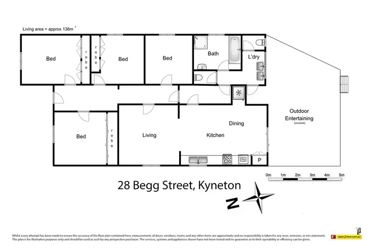 Floorplan of Homely house listing, 28 Begg Street, Kyneton VIC 3444
