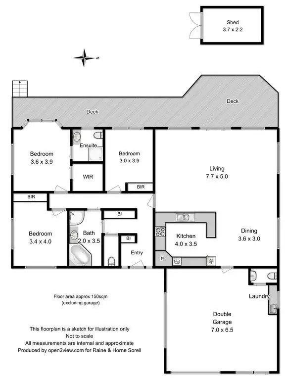 Floorplan of Homely house listing, 89 Reynolds Road, Midway Point TAS 7171