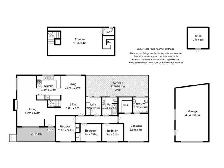 Floorplan of Homely house listing, 9 Raynors Road, Midway Point TAS 7171
