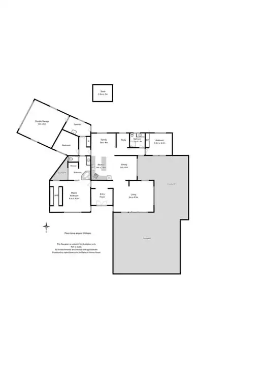 Floorplan of Homely house listing, 16 Valleyfield Drive, Sandford TAS 7020