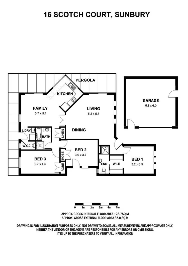 Floorplan of Homely house listing, 16 Scotch Court, Sunbury VIC 3429