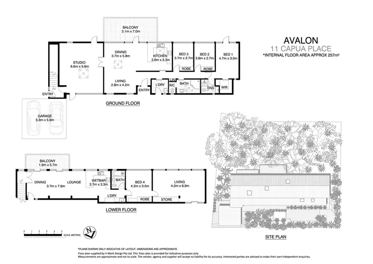 Floorplan of Homely house listing, 11 Capua Place, Avalon Beach NSW 2107
