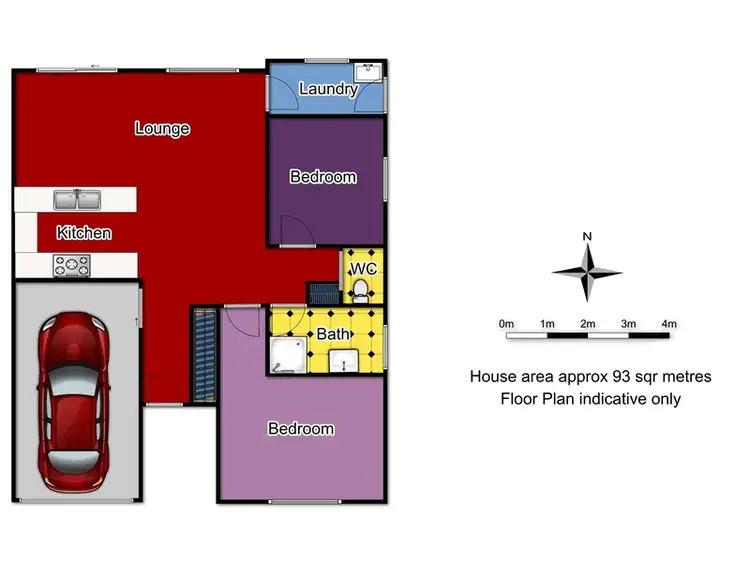 Floorplan of Homely unit listing, 105a Dalton Street, Orange NSW 2800