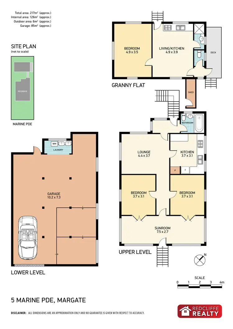 Floorplan of Homely house listing, 5 Marine Parade, Redcliffe QLD 4020