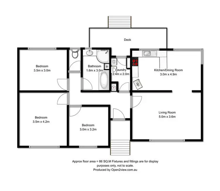 Floorplan of Homely house listing, 72 Albion Road, Bridgewater TAS 7030