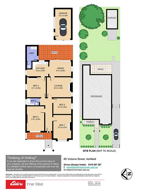 Floorplan of Homely house listing, 80 Victoria Street, Ashfield NSW 2131
