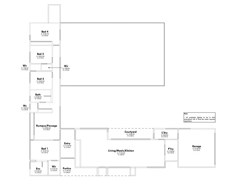 Floorplan of Homely house listing, 12 Blue Wren Drive, Horsham VIC 3400
