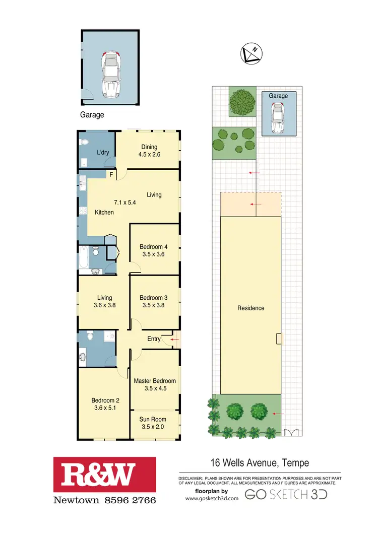 Floorplan of Homely house listing, 16 Wells Avenue, Tempe NSW 2044