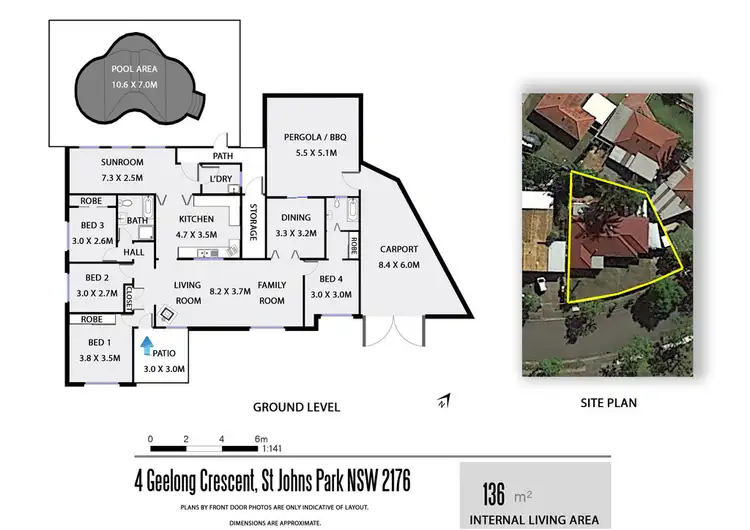 Floorplan of Homely house listing, 4 Geelong Crescent, St Johns Park NSW 2176