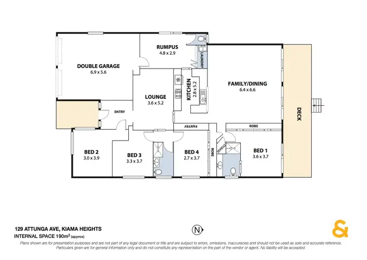 Floorplan of Homely house listing, 129 Attunga Avenue, Kiama Heights NSW 2533