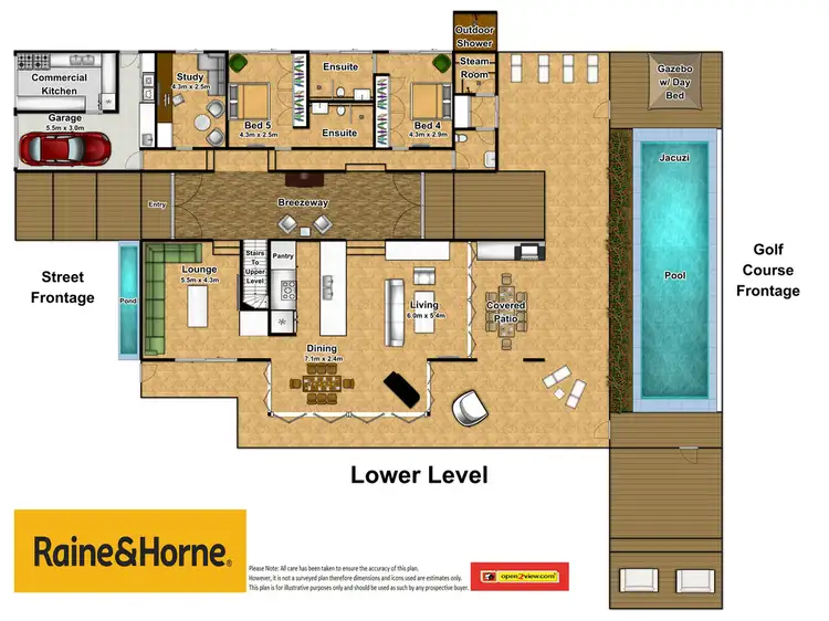 Floorplan of Homely house listing, No.1 Beachfront Mirage, Port Douglas QLD 4877