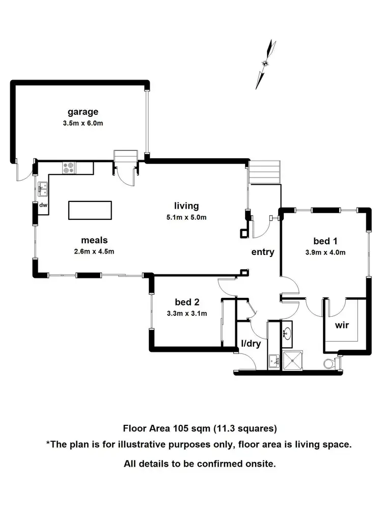 Floorplan of Homely unit listing, 2/386 Maroondah Highway, Healesville VIC 3777