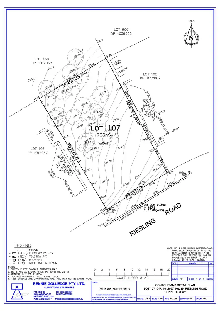 Floorplan of Homely land listing, 39 Riesling Road, Bonnells Bay NSW 2264