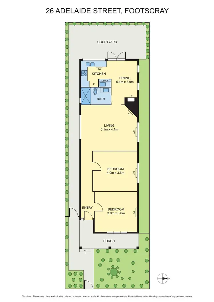 Floorplan of Homely house listing, 26 Adelaide Street, Footscray VIC 3011