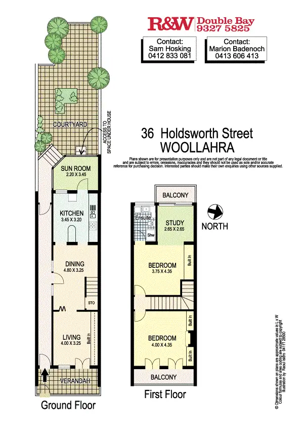 Floorplan of Homely house listing, 36 Holdsworth Street, Woollahra NSW 2025
