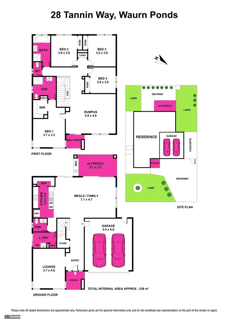 Floorplan of Homely house listing, 28 Tannin Way, Waurn Ponds VIC 3216