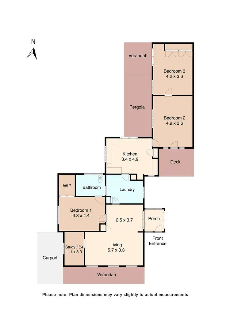 Floorplan of Homely house listing, 2 Nelson Street, Ballarat East VIC 3350