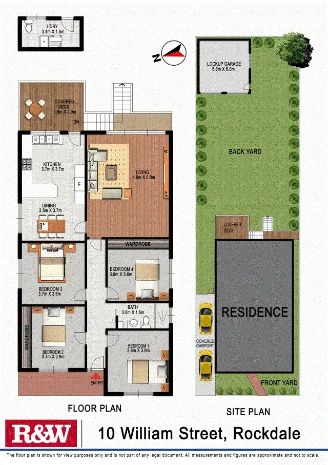 Floorplan of Homely house listing, 10 William Street, Rockdale NSW 2216
