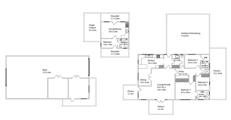 Floorplan of Homely house listing, 133 Nursery Ridge Road, Red Cliffs VIC 3496