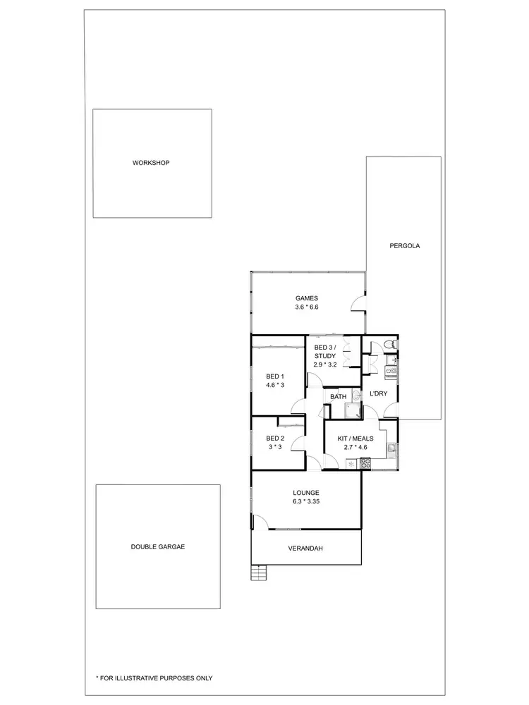 Floorplan of Homely house listing, 22 Hargreaves Road, Coolbellup WA 6163
